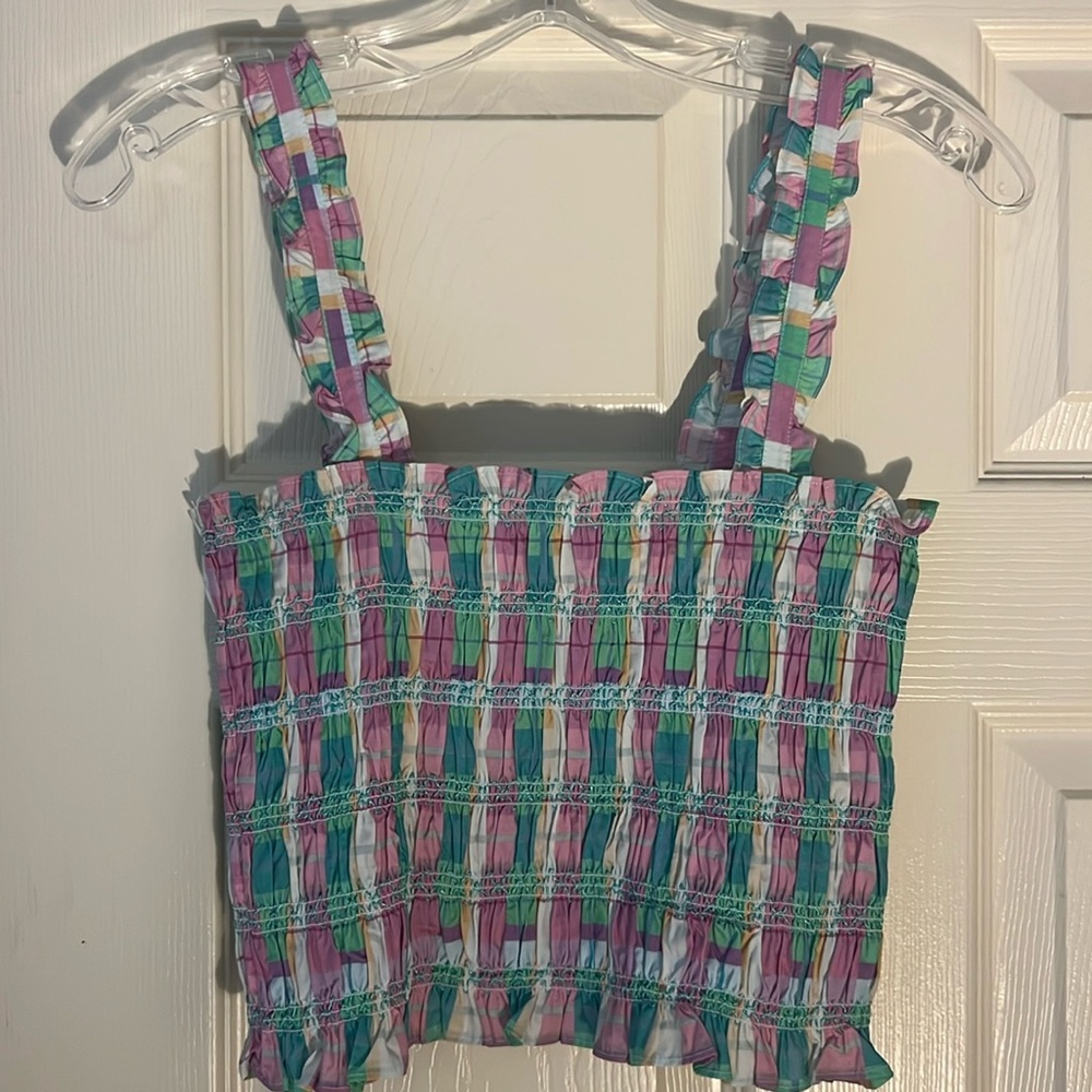 French Connection Bibiana plaid top